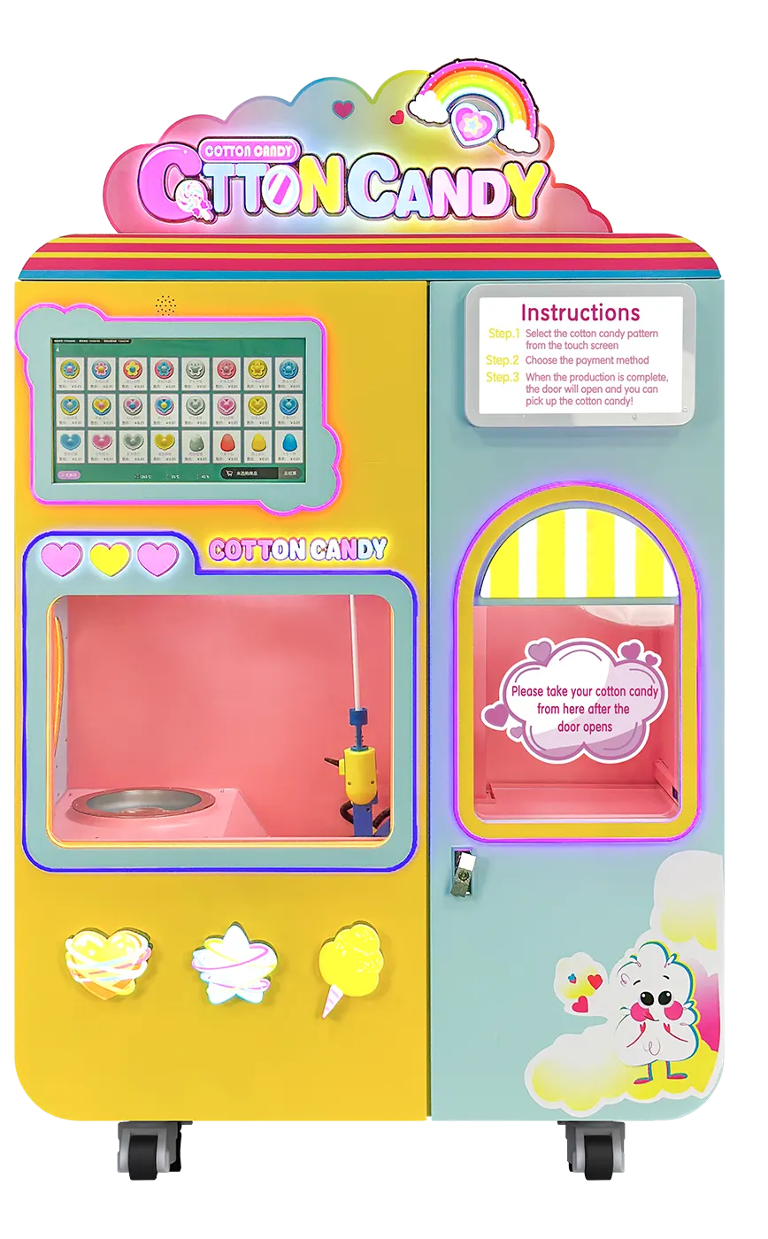 cotton candy vending machine model 206
