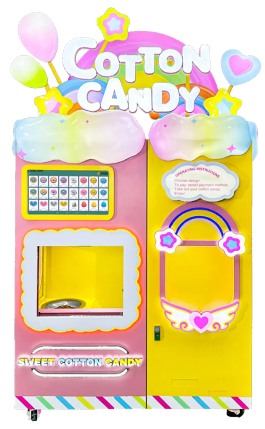 cotton candy vending machine model 608